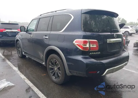 2017 Nissan Armada Platinum z USA, uszkodzony, nr VIN JN8AY2NC9H9512752